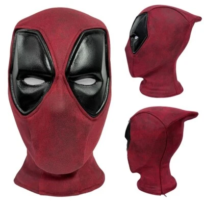 Deadpool 3 Cosplay Mask Halloween Superhero Headgear Fantasia Props Costume - Image 1 of 4