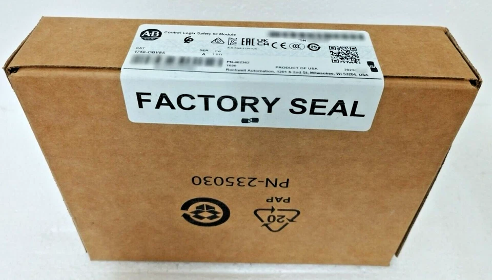 Allen-Bradley 1756-OBV8S SAFETY IO MODULE WITH 0-30 VDC SAFETY OUTPUT 8