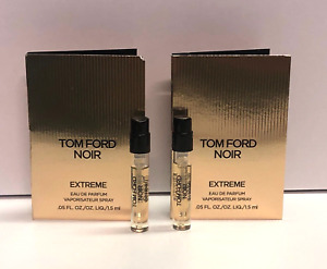2X Genuine Tom Ford Noir Extreme 1.5ml EAU DE Parfum Brand New Sample