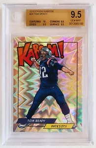 2018 PANINI KABOOM #26 TOM BRADY 9.5 GEM MINT