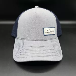 Titleist A Flex Fitted Golf Hat Size M/L. Red Sky Gray Blue - Picture 1 of 9