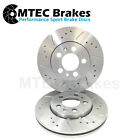 Peugeot 206 GTi 180 Front Performance MTEC Drilled Grooved Brake Discs