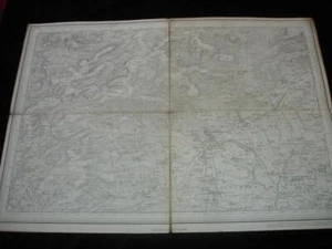 Antico Sondaggio Ordnance Mappa Vecchio Serie 2.5cm Eccezionale Driffield Wharam - Picture 1 of 7