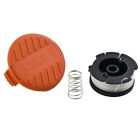 Replacement Spool Line And Cover Cap Kit For Black & Decker Bdst5530cm Glc1823
