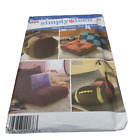 Simplicity Simply Teen Pattern 4524 Pillows Ottoman Dog Bed Lounger Retro Uncut