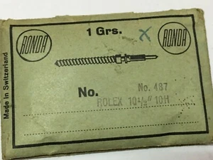 VINTAGE ROLEX RONDA STEMS WATCH SUBMARINER 6204 CAL A296 REF NO 487 10½ 10H NOS - Picture 1 of 6