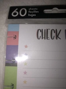 Create 365 The Happy Planner “Check It Off” Big Half Sheet Paper~60 Sheets - Picture 1 of 4