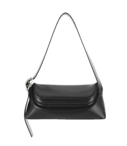 OSOI Folder Brot Black - Borsa a tracolla piegata in pelle | FedEx - Foto 1 di 7