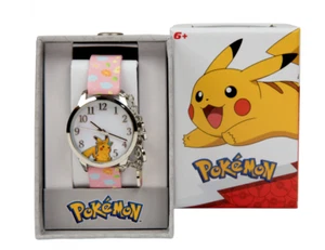 Pokemon Pikachu Armbanduhr Charms Pokeball Figur Kinder 6 Silikonband Nintendo - Bild 1 von 2
