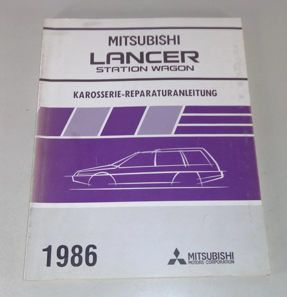 Manual de Taller Mitsubishi Lancer Estación Vagón Suplemento Carrocería De 1986 - Imagen 1 de 1