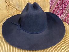 Old West Made In Mexico 5X Black Cowboy Hat Self Conforming Mens Sz 7