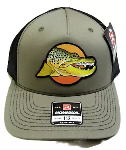 Nuovo - Landon Mayer Fly Flishing RICHARDSON 112 Trucker Snapback Ball Cap - Foto 1 di 3