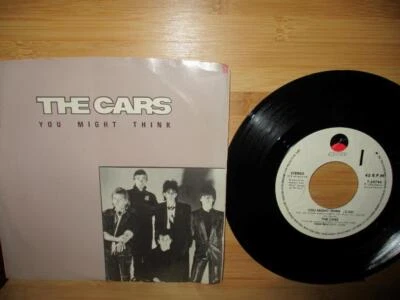 THE CARS -(45 W/ PIC. SLV.)- YOU MIGHT THINK / HEARTBEAT CITY - ELEKTRA - 1984 - Image 1 of 4