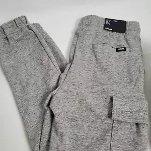 RSQ Boys Jogger Pants Size Medium Cargo Pockets Grey Sweatpants - Picture 1 of 8