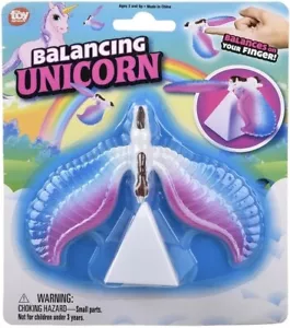 Balancierendes Einhorn - 5" Spielzeug - Balance auf dem Finger oder dem Ständer! - Bild 1 von 4