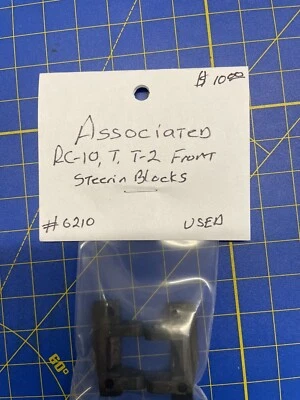Associate RC 10 T,T-2 Front Steering Blocks # 6210 **USED** - Image 1 of 4