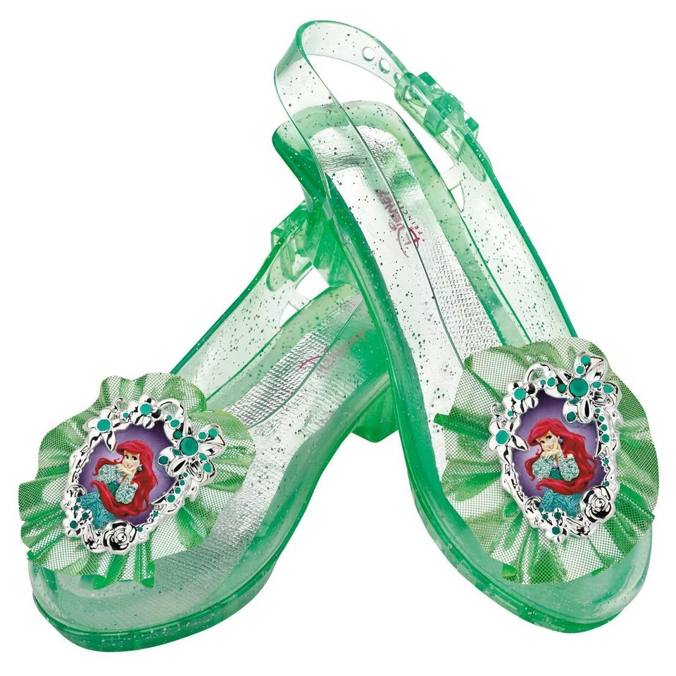 Disguise 218198 Disney Ariel Kids Sparkle Shoes One-size