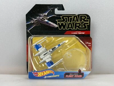 🚀 Hotwheels® Starships™ Resistance X-Wing Fighter Die-Cast Model w/Flight Stand - Image 1 of 4