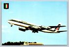 Alitalia McDonnell Douglas DC 8 Airplane Postcard Taking Off Postcard 4x6
