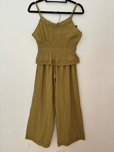 Caroline Constas Women's 2 Piece Set Wide Leg Pants Spaghetti Strap Top S - Picture 1 of 13