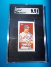 2021 Topps 206 Jeter Downs Carolina Brights back SGC 8.5 RC , PR= /12 SP graded