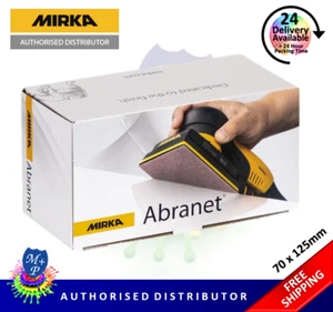 Mirka Abranet GRIP Sanding Strips 70x125mm P600 50pk, 70mm X 125mm ABRANET - Picture 1 of 4