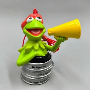 Muppets Rare Kermit Film Reel Pvc Figure Necklace Christmas Ornament Pen Topper - Picture 1 of 8