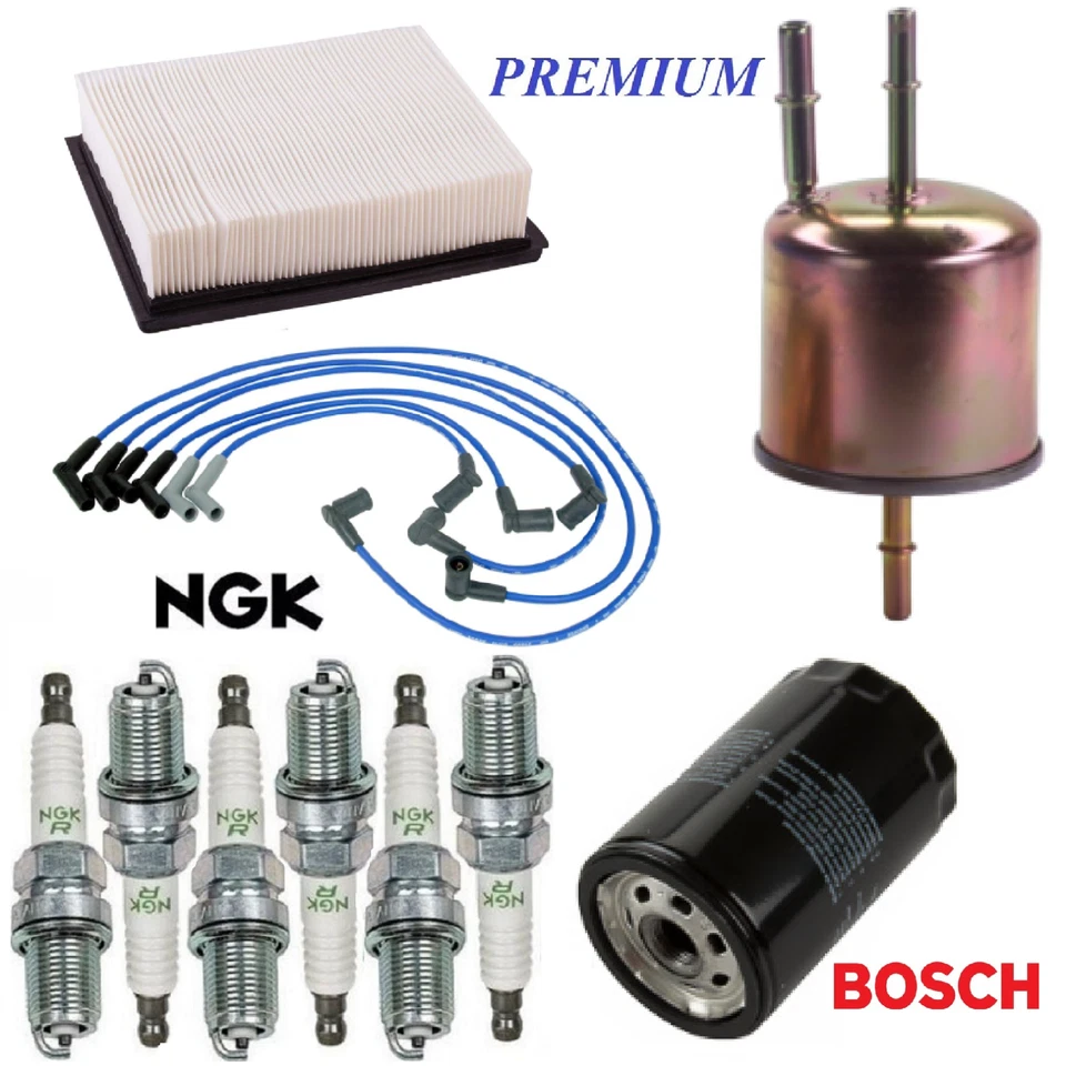 Kit de afinación filtros bujías de cable para MAZDA B3000 V6 3,0 L, FLEX 2001-2002 Foto 1 de 1