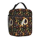 Redskins Washington Fans Picnic Bags Portable Insulated Lunchbag Halloween Gift