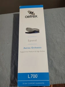 Aetrex Men's L700 Speed Orthotics Mesh fabric Arch Support Inserts Men's 9 - Picture 1 of 9