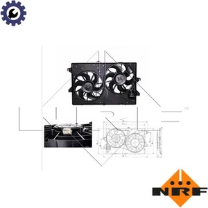 FAN RADIATOR 47000 FOR FORD RFM/RFN 1.8L RKA/RKB/RKH/RKF/RKJ/RKK 1.8L NGA 2.0L - Picture 1 of 7