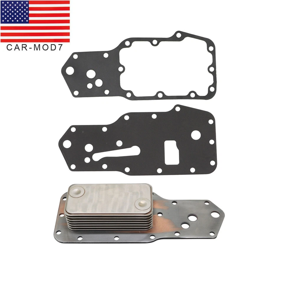 Engine Oil Cooler Core w/Gaskets for 89-02 Dodge Ram 2500 3500 5.9L Diesel Foto 1 de 4