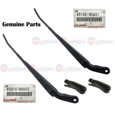 Genuine Toyota LandCruiser HJ60 FJ62 FJ61 Front Windscreen Wiper Arm w Cover Kit - Image 1 of 4