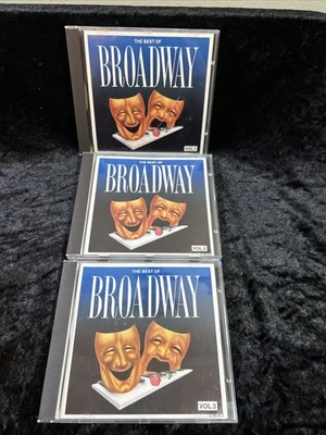 The Best of Broadway том 1, 2 и 3 протестированный компакт-диск 3 диска набор Madacy - Изображение 1 из 4