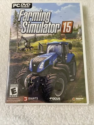Farming Simulator 15 (PC, 2014) Complete CIB Manual Poster - Image 1 of 4