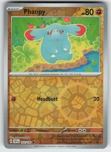 Phanpy - Reverse Holo Common SV08: Surging Sparks 102/191 LP-NM - Picture 1 of 2