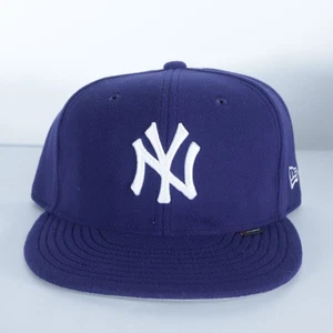 NUOVA ERA PolarTec Wind Pro Yankees 5950 59FIFTY pile nero aderente taglia 7 3/4 - Foto 1 di 6