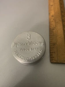 Vintage Kondomdose 3 Merry Widows Agnes-Mabel-Beckie - Bild 1 von 3