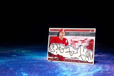 Sergei Fedorov Detroit Red Wings Expansion Era Signature Cut Card - Autographed - Image 1 of 2