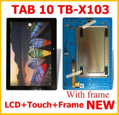 TB-X103F 10.1" Lenovo Tab 10 ZA1U tela sensível ao toque LCD conjunto de tela X103 - Imagem 1 de 4