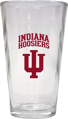 Indiana Hoosiers 16 oz Pint Glass 3-Pack Cover