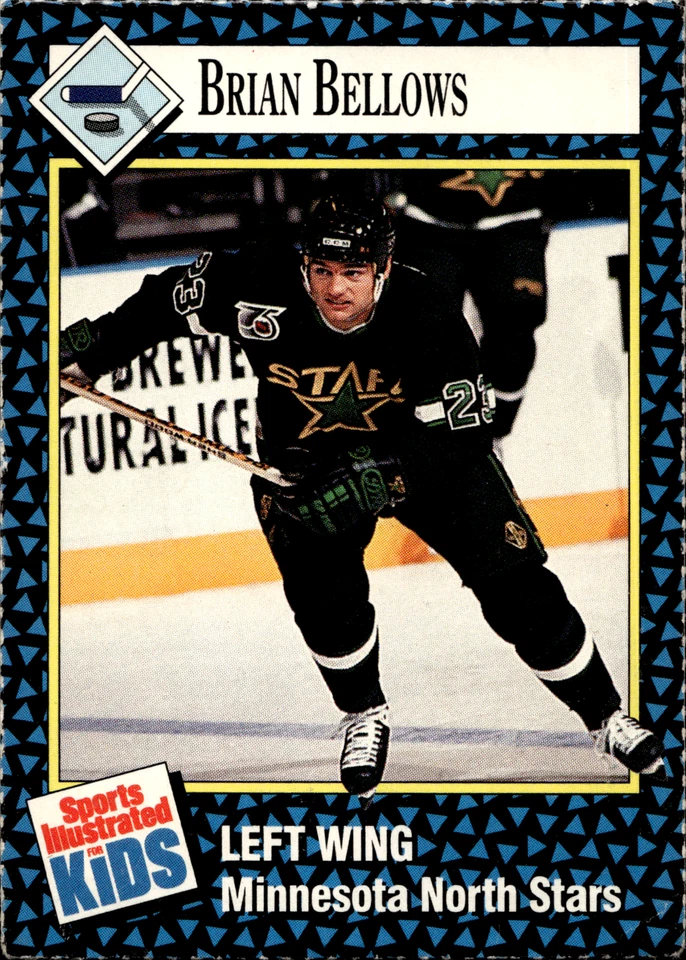 1992 Sports Illustrated for Kids Series 2 - #20 Brian Bellows North Stars - Image 1 of 2