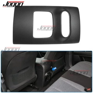 Rear USB Charging Ports Cover Trim For Hyundai Ioniq 5 NE / 5 N 22+ Matte Carbon - Picture 1 of 10