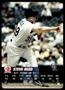 2005 MLB SHOWDOWN BASEBALL BREAK SET STEVE REED - Picture 1 of 2