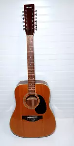 HTF Vintage Made In Japan 1970s Penco A-24 A24 12 String Acoustic Guitar - Picture 1 of 24