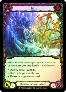 FAB  RAINBOW FOIL Thaw  - Uprising Card # 086 - Picture 1 of 1