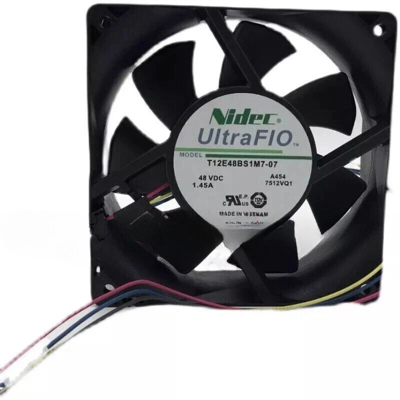 1X NEW FOR Nidec T12E48BS1M7-07 48V 1.45A 120*120*38mm Cooling Fan Fast Shipping - Image 1 of 1