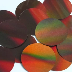 Round Sequin 60mm Bronze Brown Lazersheen Reflective Metallic Couture Paillettes - Picture 1 of 2