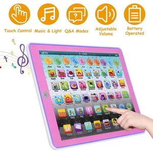 Baby Learning Tablet Machine Kid Early Educational Study Pad Toddler Gift Toy - Picture 1 of 21