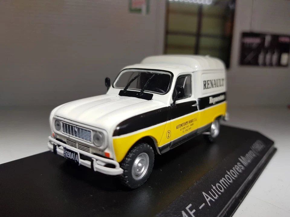 1:43 Renault 4 Van 4F Munro 1982 Diecast IXO Atlas Dealer Garage Scale Model Car - Image 1 of 4